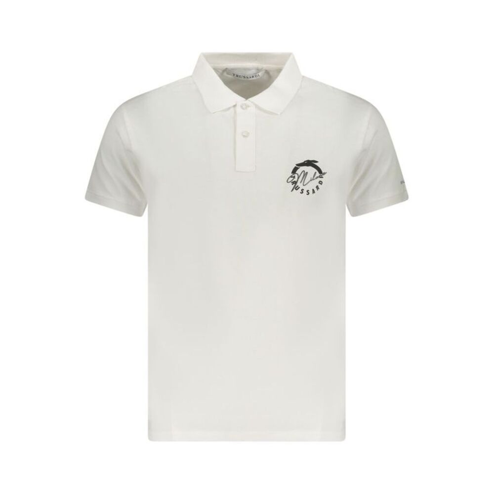 Trussardi White Cotton Men's Men's Polo